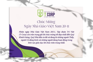 CTCP CHỨNG KHOÁN TRÍ VIỆT CHÚC MỪNG NGÀY NHÀ GIÁO VIỆT NAM 20/11